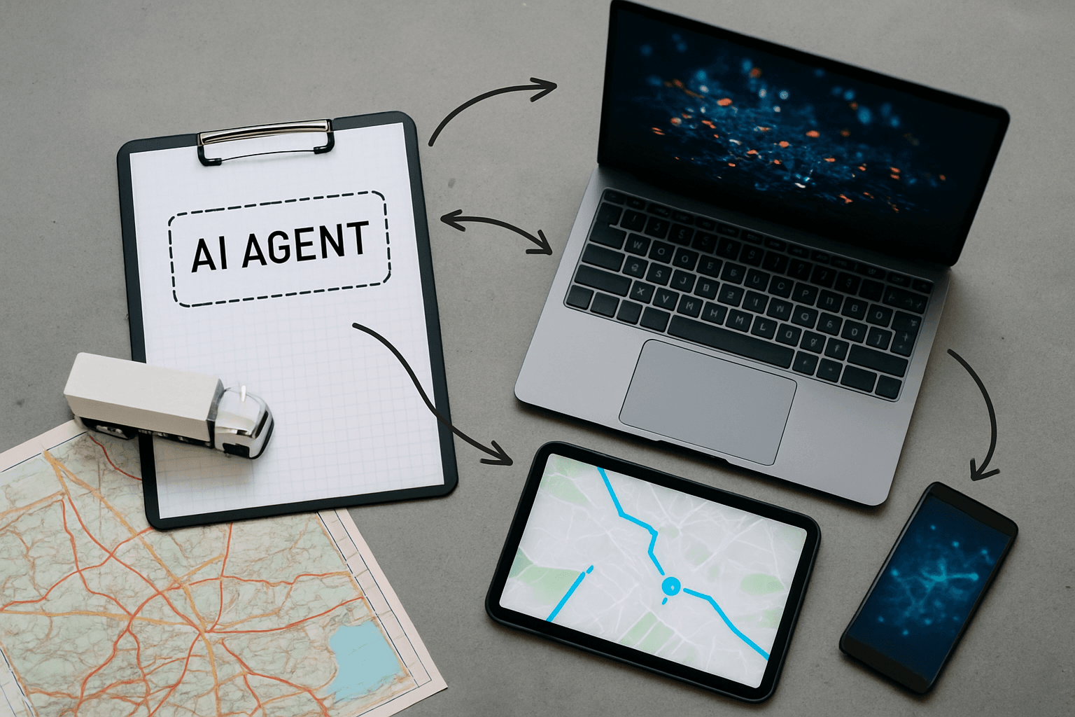 automatische rittenplanning - Hoe AI transportplanning de stap zet van statische tools naar intelligente agents